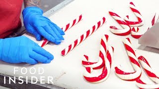 100YearOld Candy Factory Makes 10 Million Candy Canes Per Year  Legendary Eats [upl. by Nodnal]