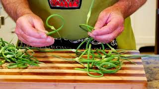 How to Harvest and Use Garlic Scapes [upl. by Semele674]