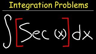 Integral of secx [upl. by Ibok]