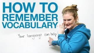 How to Remember Vocabulary [upl. by Inafit939]