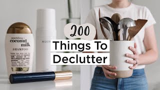 200 Things to Get Rid of in 2020  Ultimate Decluttering Guide   Free PDF Checklist [upl. by Adur]