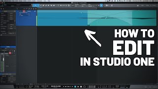 How to Edit Audio in Studio One  PreSonus [upl. by Auoh983]