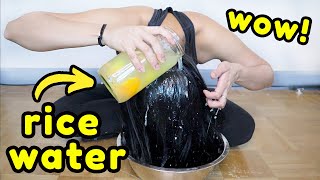 YAO RICE WATER METHOD FOR LONGEST HAIR EVER step by step [upl. by Einberger]