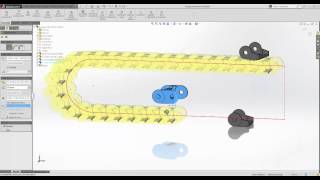 SOLIDWORKS 2015  Chain Component Pattern [upl. by Dorweiler]