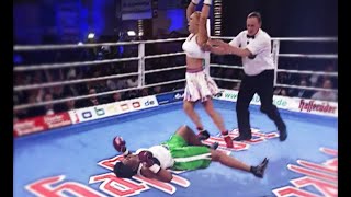 Natascha Ragosina vs Carlette Ewell  Highlights  Brutal KO [upl. by Sami753]