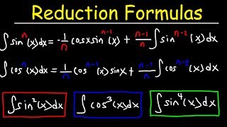 Reduction Formulas For Integration [upl. by Hodosh]