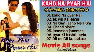 Kaho Na Pyar Hai 2000 Movie All songs Full Songs Hd All Song Jukebox [upl. by Ettennig573]