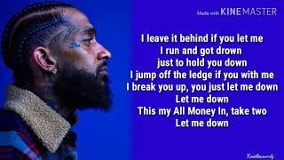 Nipsey Hussle  Double Up Ft Belly amp Dom Kennedy Lyrics [upl. by Siuluj]