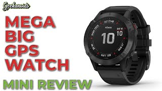 Garmin Fenix 6 Pro Review [upl. by Naloc]