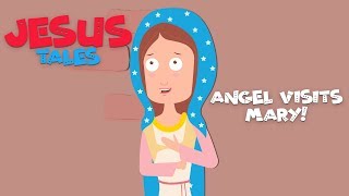 Angel Visits Mary  Jesus Tales  Stories of Jesus Christ  4K Video [upl. by Gauthier]