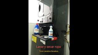 Lavar y Secar ropa utilizando el Centro de Lavado y Secado Mabe 17kg fácilmente sex Torre lavadora [upl. by Rebeka]