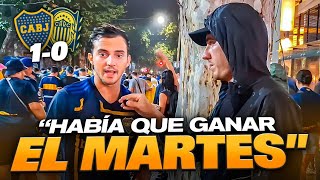 REACCIÓN CON LOS HINCHAS  BOCA 10 ROSARIO CENTRAL [upl. by Yblehs]