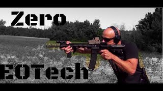 How To Zero An EOTech Holographic Sight HD [upl. by Reames302]