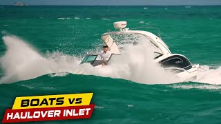 2023 TOP 22 MOMENTS AT THE INLET PART 4   Boats vs Haulover Inlet [upl. by Gerkman52]