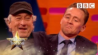 Tom Hiddlestons celebrity impressions  The Graham Norton Show  BBC [upl. by Harehs]