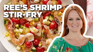 How to Make Rees 10Minute Shrimp StirFry  Food Network [upl. by Aihsram985]