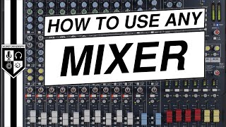 How To Use a Mixer for Live Sound amp Studio Recording [upl. by Willabella]