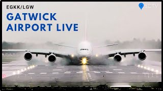 Gatwick Airport Live  EGKKLGW  16th November 2023 [upl. by Eibbor858]