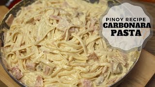 Creamy Carbonara Pasta  Christmas Recipe [upl. by Keith]