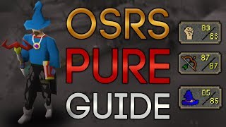 Easiest way to Build a Pure OSRS Pure Guide [upl. by Euqinommod]