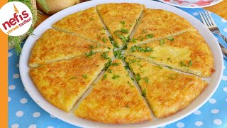 PATATESLİ OMLET TARİFİ  NASIL YAPILIR [upl. by Dinin105]