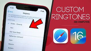 How to Set ANY Song as RINGTONE on iPhone No Computer  iOS 18 [upl. by Elocim]