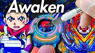 HOW TO AWAKEN BRAVE VALKYRIE Beyblade Mod [upl. by Zins]