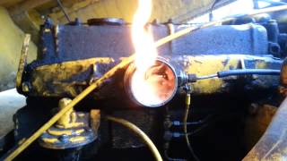 HOW THE FLAME HEATER WORKS ON A PERKINS DIESEL [upl. by Derian]