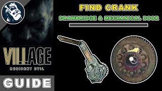 Crank Handle Location Open Mechanical Door amp Lower Drawbridge in Resident Evil 8 Village [upl. by Ennaeel736]