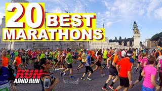 Best Marathons top 20 list [upl. by Adnerad]