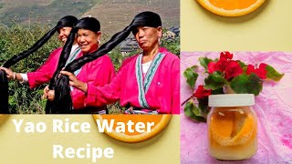 HOW TO MAKE RICE WATER AUTHENTIC YAO WOMEN RECIPE [upl. by Willmert101]