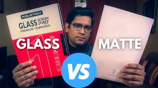 Tempered Glass vs Matte Screen Protector for iPad  THE CONCLUSION [upl. by Eblehs]