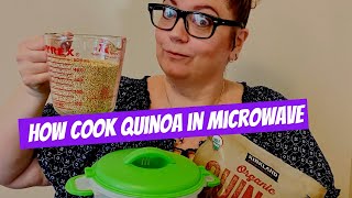 How To Cook Quinoa In Microwave [upl. by Eilata]