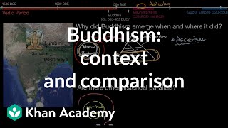 Buddhism context and comparison  World History  Khan Academy [upl. by Euqina337]