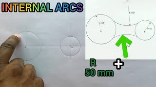 How to Blend ARCS and CIRCLES  Internal Arcs [upl. by Ydnahs]