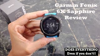 Garmin Fenix 6X Sapphire Review  More than you know [upl. by Arawaj952]