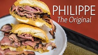 Philippe The Originals French Dip Sandwiches in Los Angeles [upl. by Secor69]