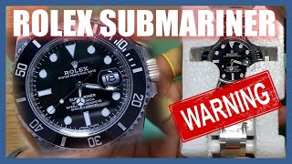 Fake ROLEX Submariner black date VSF 116610LN [upl. by Luben]