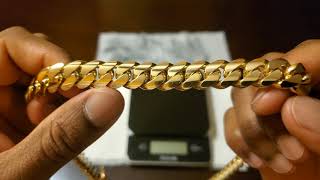 13mm 300 Gram Miami Cuban Link Chain Handmade by Las Villas Jewelry [upl. by Hidie499]