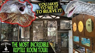 THE MOST INCREDIBLE REPTILE ROOM TOUR Camos Reptiles Australia [upl. by Smalley295]