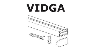 HOW TO INSTALL IKEA VIDGA RAIL TRIPLE TRACK [upl. by Sorensen]