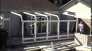 Curved Sunroom Installation Video [upl. by Ebarta238]