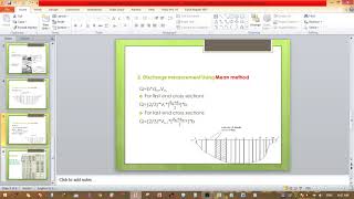 Discharge Stream flow Measurement Methods  MidSection and MeanSection Methods [upl. by Uamak141]