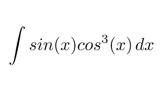 Integral of sinxcos3x substitution [upl. by Stamata505]