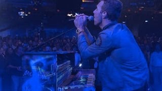 Coldplay  Clocks Live on Letterman [upl. by Nnomae40]