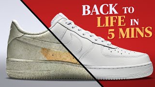 Easy Method To Restore White Sneakers How To Clean White Sneakers Properly [upl. by Mackay]