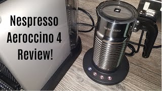 Nespresso Aeroccino 4 Milk Frother Review  Worth upgrading from the Aeroccino 3 [upl. by Ibed30]