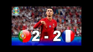 PORTUGAL vs FRANCE 22 EUROCOPA 2020 [upl. by Pandolfi941]