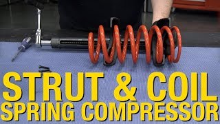 Macpherson Strut and Coil Spring Compressor  How to Use a Spring amp Strut Compressor  Eastwood [upl. by Lenka]