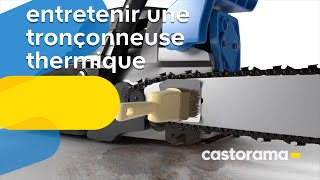 Comment entretenir une tronçonneuse thermique  Castorama [upl. by Matt]